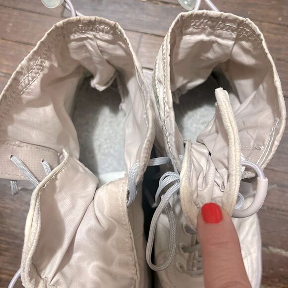 Nike Air Force One Shell Sail Desert Sand Atmosphere Grey Sneaker Boot Size 9 - Picture 12 of 14